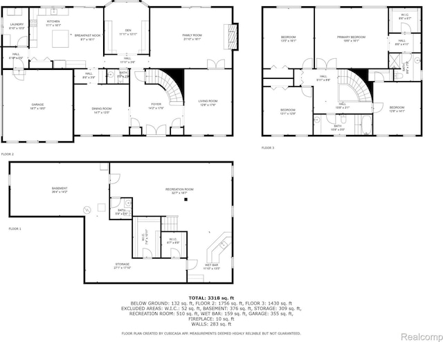 3072 Brewster, West Bloomfield, MI 48322 - view of floor plan / room layout
