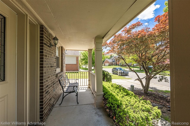 42900 Ledgeview Dr, Novi, MI 48377 - view of covered porch