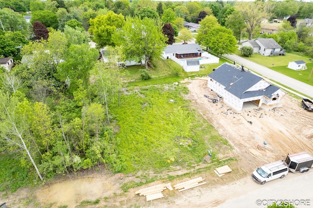 322 E Ash St NE, Cedar Springs, MI 49319 - aerial view of property and surrounding area