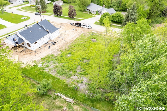 322 E Ash St NE, Cedar Springs, MI 49319 - drone / aerial view