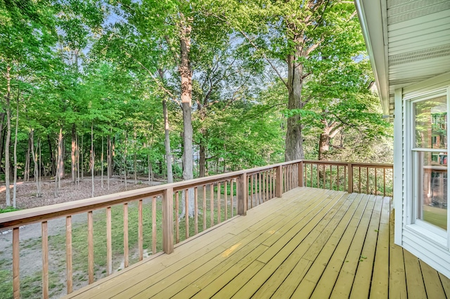 9180 Dicey St, Montague, MI 49437 - view of wooden terrace