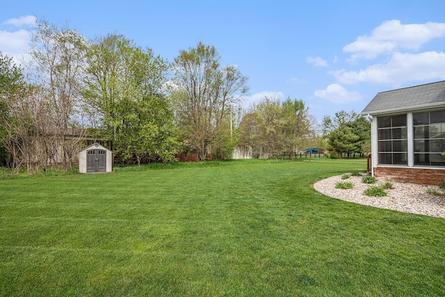 69218 Sundance Dr, Edwardsburg, MI 49112 - view of green lawn featuring a sunroom