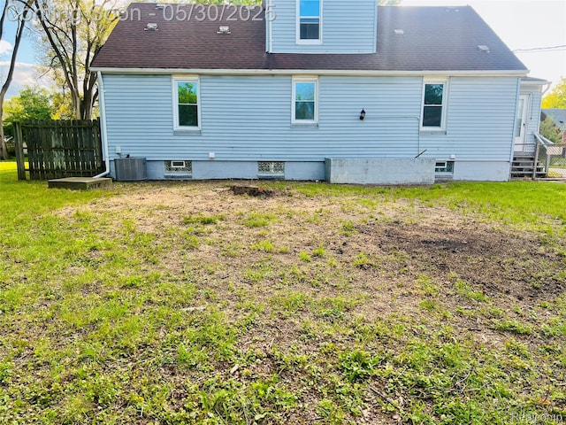 22380 Panama Ave, Sterling Heights, MI 48091 - rear view of house with central AC unit