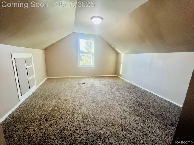 22380 Panama Ave, Sterling Heights, MI 48091 - additional living space with carpet flooring, lofted ceiling, and baseboards