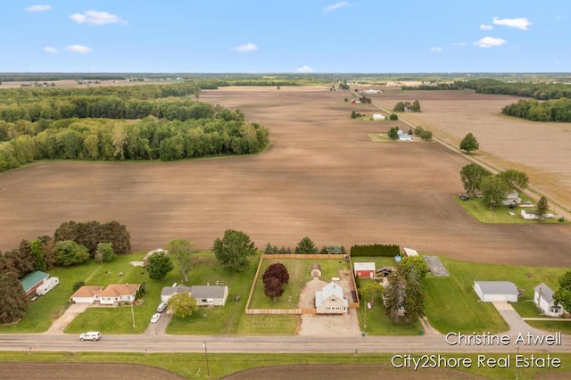 11943 Mulliken Rd, Mulliken, MI 48861 - aerial view of sparsely populated area