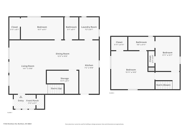 11943 Mulliken Rd, Mulliken, MI 48861 - room layout