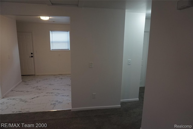 26017 Stanford St, Inkster, MI 48141 - corridor featuring marble finish floors and baseboards