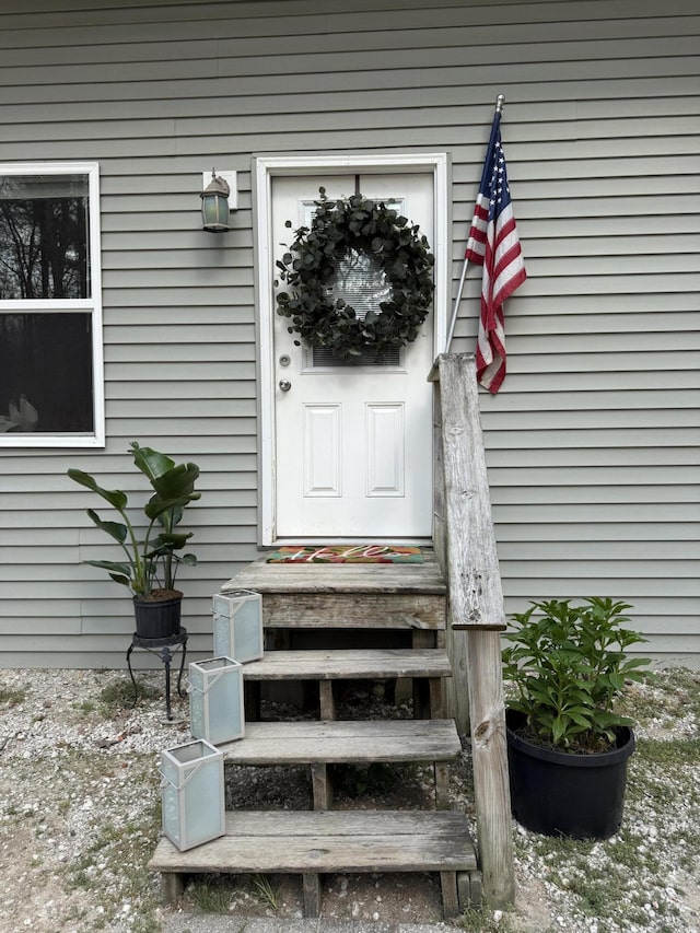 1581 W Lone Pine Dr, Baldwin, MI 49304 - view of doorway to property