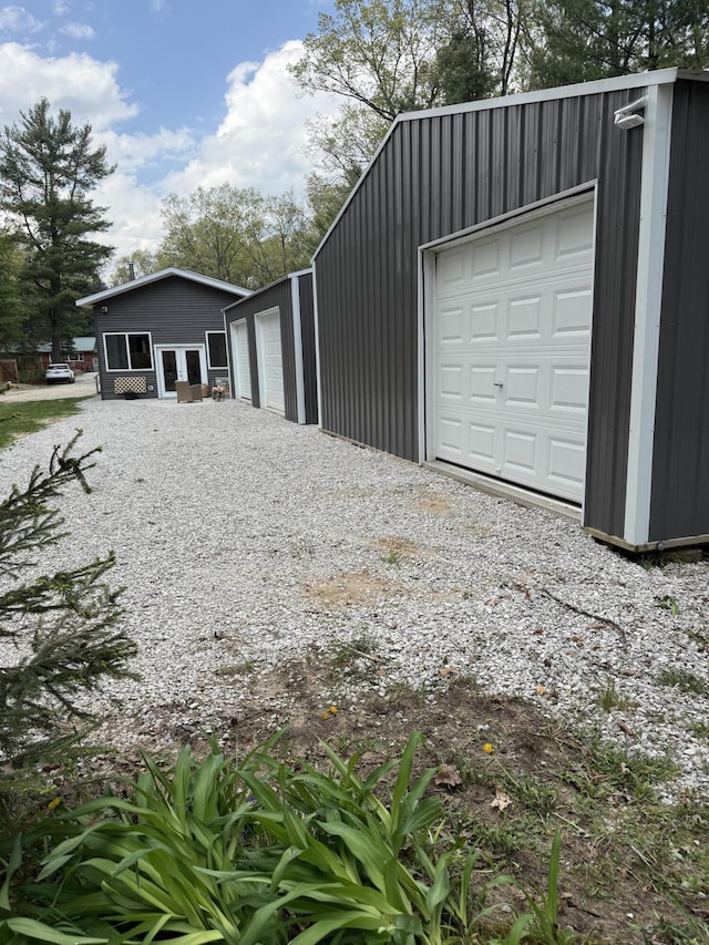1581 W Lone Pine Dr, Baldwin, MI 49304 - view of detached garage