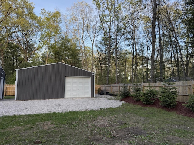 1581 W Lone Pine Dr, Baldwin, MI 49304 - view of detached garage