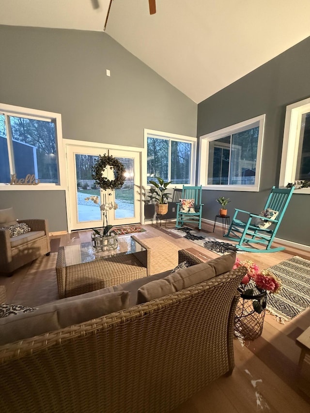 1581 W Lone Pine Dr, Baldwin, MI 49304 - view of patio featuring outdoor lounge area