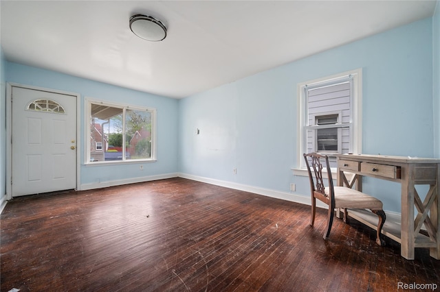18666 Carrie St, Hamtramck, MI 48234 - unfurnished office featuring wood-type flooring and baseboards