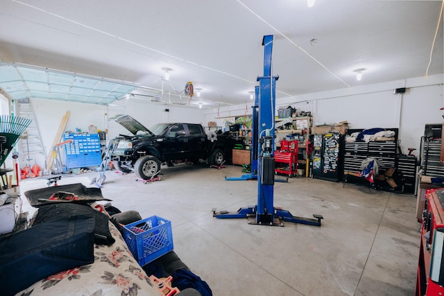 1905 Ora St, Muskegon, MI 49445 - garage featuring a garage door opener