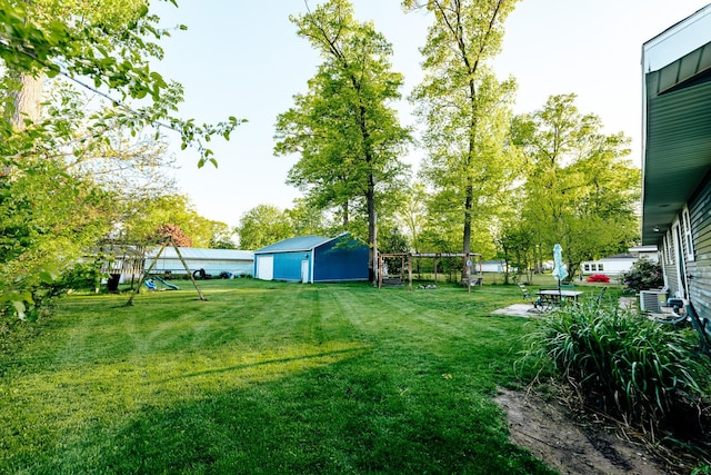 1905 Ora St, Muskegon, MI 49445 - view of green lawn with a playground