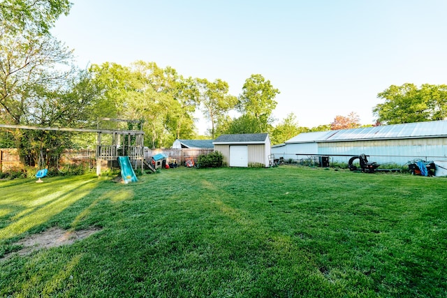 1905 Ora St, Muskegon, MI 49445 - view of yard with a playground