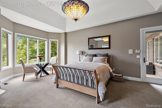 1181 Iroquois Trl, Oxford, MI 48371 - carpeted bedroom featuring access to exterior