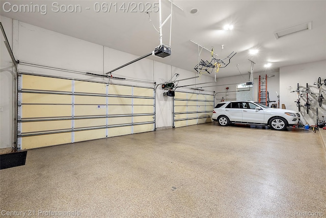 1181 Iroquois Trl, Oxford, MI 48371 - garage featuring a garage door opener