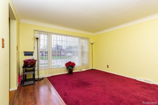 25547 Jennifer St, Redford, MI 48239 - spare room featuring baseboards and wood finished floors