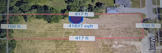 1439 Merry Rd, Waterford, MI 48328 - map / location featuring property boundaries highlighted