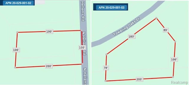 14LOTLOTS14-17 Towering Oaks Dr, Port Austin, MI 48467