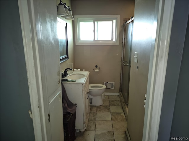 30102 Matthew St, Redford, MI 48186 - bathroom featuring vanity, toilet, and a stall shower