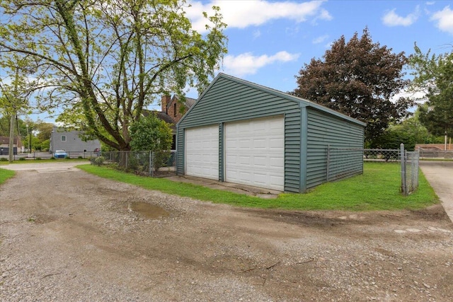 3364 Inman St, Ferndale, MI 48220 - view of detached garage
