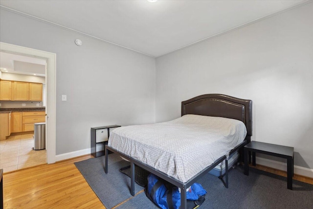 3364 Inman St, Ferndale, MI 48220 - bedroom featuring light wood-type flooring and baseboards