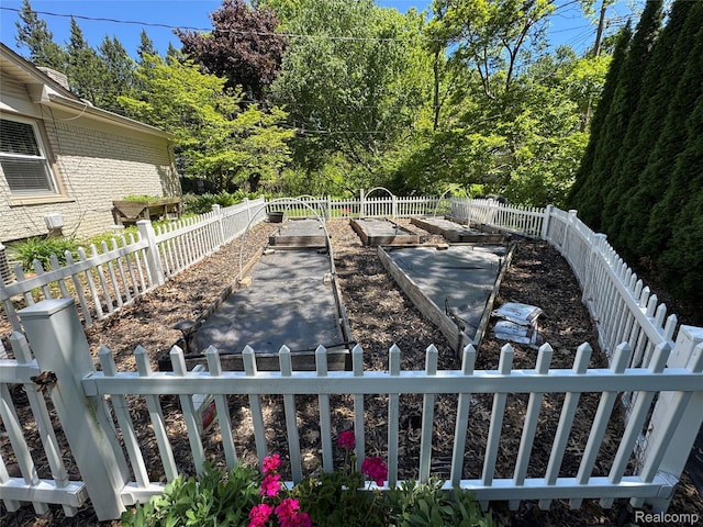 37298 Robindale Ct, Clinton Township, MI 48036 - fenced backyard featuring a vegetable garden