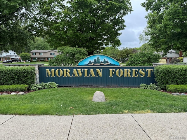 37298 Robindale Ct, Clinton Township, MI 48036 - community sign featuring a lawn