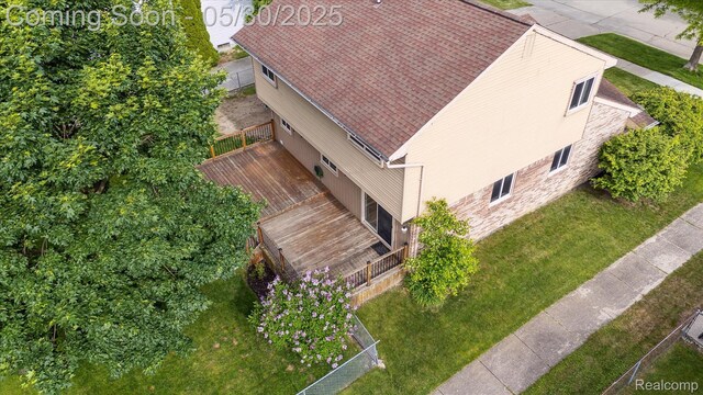 45127 Fair Oaks Dr, Canton, MI 48187 - aerial view of property and surrounding area
