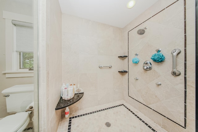 2210 Lindsey Rd, Jackson, MI 49201 - full bath featuring a tile shower and toilet