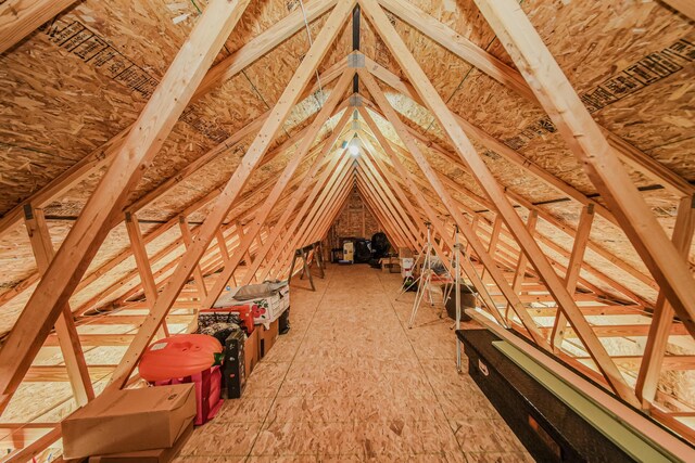 2210 Lindsey Rd, Jackson, MI 49201 - view of unfinished attic