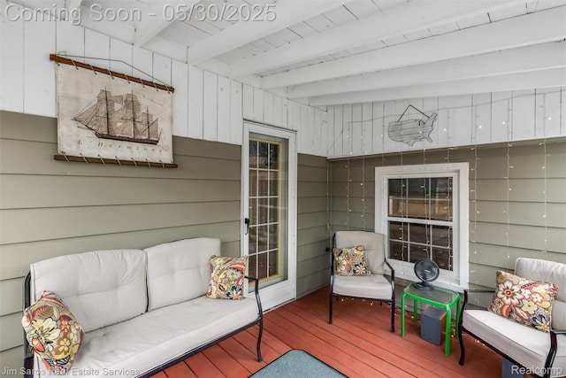 441 Mckinley Ave, Grosse Pointe Farms, MI 48236 - wooden deck featuring an outdoor hangout area