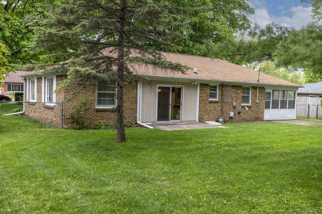 1202 Avalon Ave, Saginaw, MI 48638 - back of house with brick siding