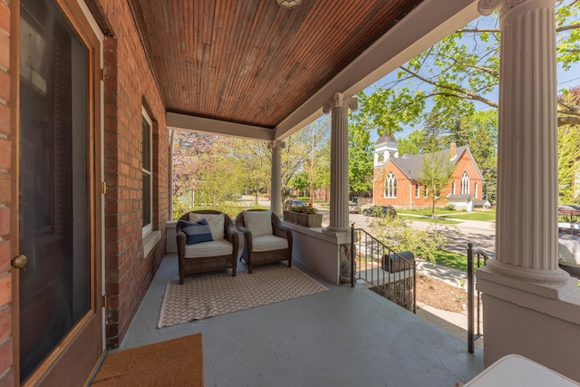 511 W Jefferson St, Ann Arbor, MI 48103 - view of covered porch