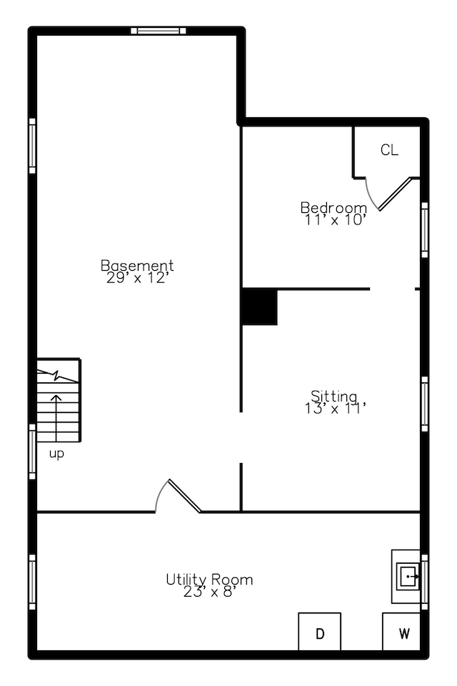511 W Jefferson St, Ann Arbor, MI 48103 - floor plan / room layout