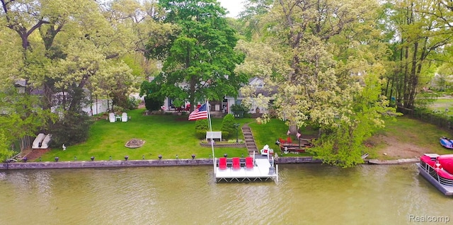 1786 Point St, Commerce Twp, MI 48382 - bird's eye view of a large body of water
