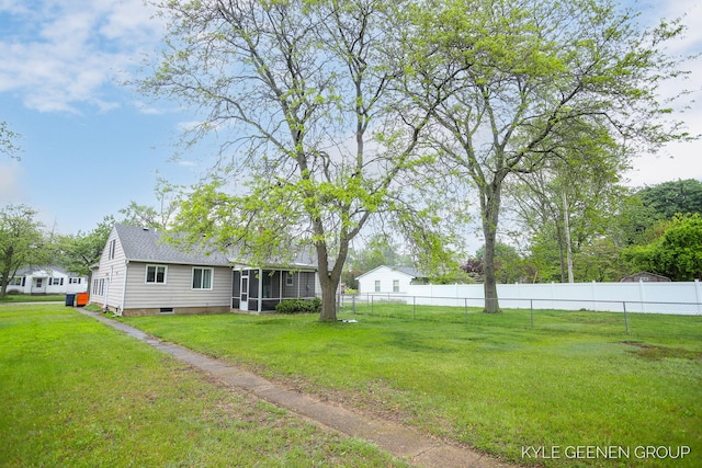 100 E 35th St, Holland, MI 49423 - view of yard featuring a sunroom