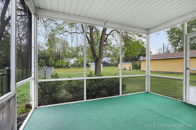 100 E 35th St, Holland, MI 49423 - view of unfurnished sunroom
