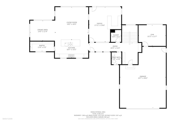 421 Manhattan Rd SE, Grand Rapids, MI 49506 - home floor plan