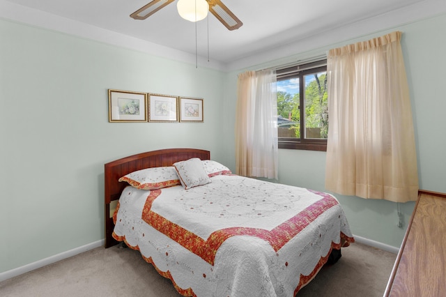 9085 Brentwood St, Livonia, MI 48150 - carpeted bedroom featuring baseboards and a ceiling fan