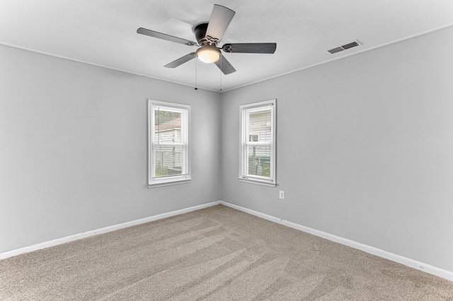 28506 Donnelly St, Garden City, MI 48135 - spare room with ceiling fan, carpet, and baseboards