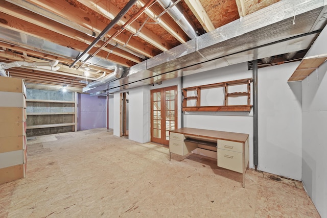 10639 Hanover Rd, Hanover, MI 49241 - view of unfinished below grade area