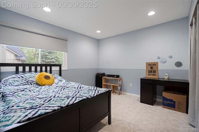 2640 Water Oaks Dr, West Bloomfield, MI 48324 - carpeted bedroom featuring recessed lighting and baseboards