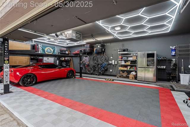 2640 Water Oaks Dr, West Bloomfield, MI 48324 - garage with a heating unit