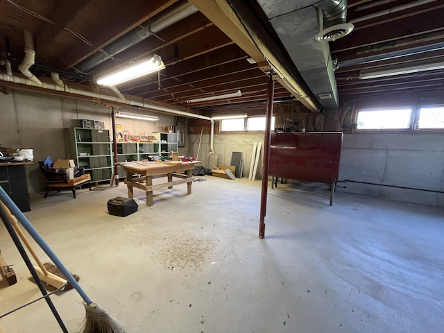 1749 42nd St, Allegan, MI 49010 - below grade area with heating fuel