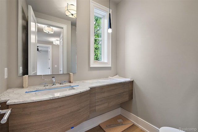 1626 Maryland Blvd, Birmingham, MI 48009 - bathroom featuring vanity and baseboards
