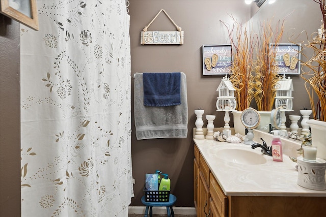 113 Diversy Dr, Brooklyn, MI 49230 - full bath featuring vanity and curtained shower