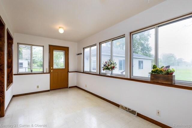 2548 Hearthside Dr, Ypsilanti, MI 48198 - view of unfurnished sunroom