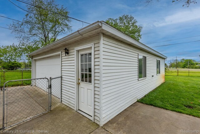 2548 Hearthside Dr, Ypsilanti, MI 48198 - view of outdoor structure with a gate